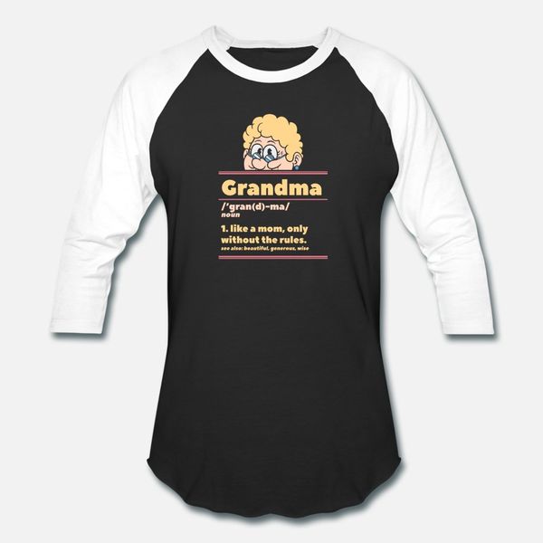 

grandma grandmother definition funny quote gift t shirt men designs 100% cotton o-neck letters interesting casual spring autumn shirt