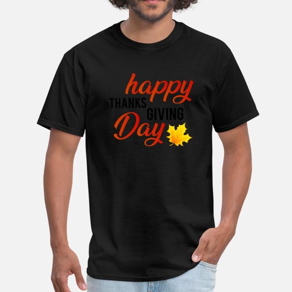 

happy thanksgiving day t shirt men crazy 100% cotton s-3xl normal crazy funny casual summer style letters shirt