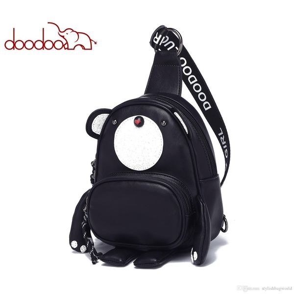 

designer chest bag ladies korean fashion classic diagonal chest bag student new simple trend animal bear shoulder bag birthday gift 9511