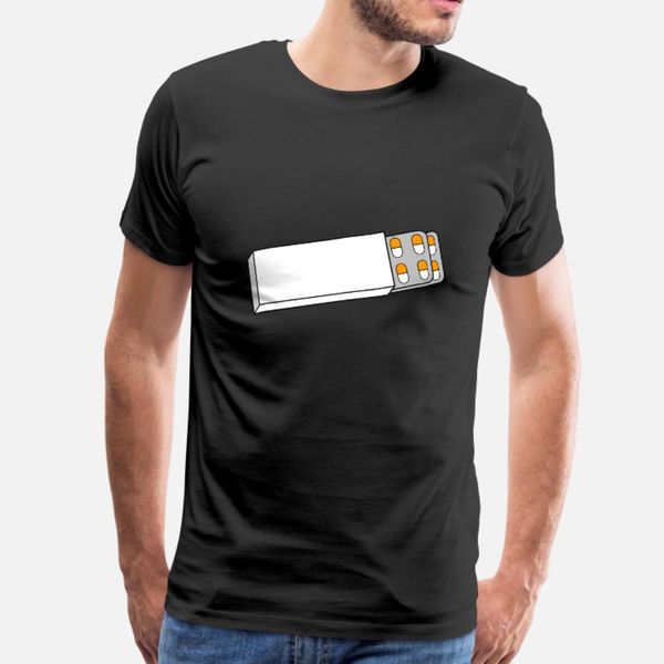

pills tablets t shirt men designing cotton size s-3xl gents interesting comfortable spring autumn formal shirt