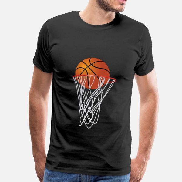 

basketball hoop and ball t shirt men graphic cotton round neck family graphic comical summer style vintage shirt