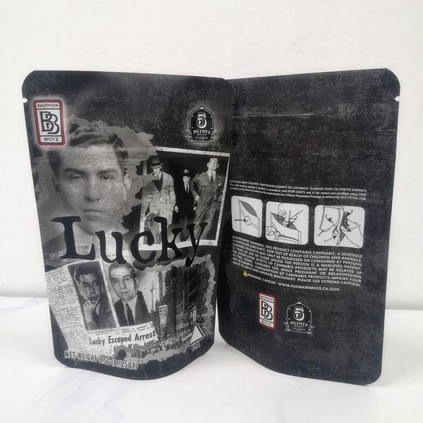 

new arrival 3.5g mylar bags lucky bags backpack boyz horchata lucky childproof bags 420 dry herb flower packaging