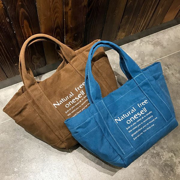 

2020 new women's bags korean canvas bags women's handbags casual ladies shoulder fashion messenger