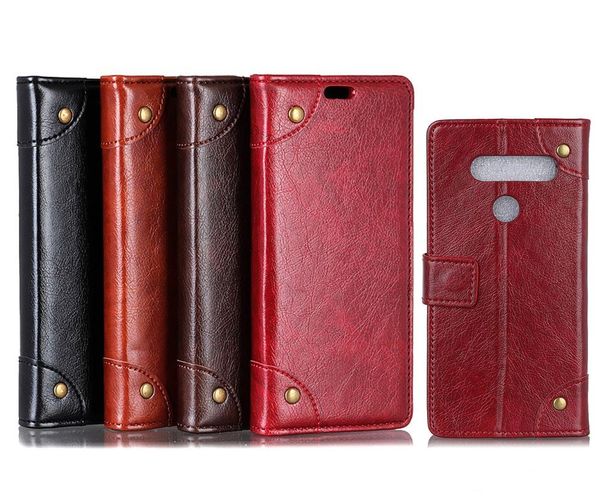 

fundas v50 5g phone cases wallet case leather cover for lg v50 thinq 5g case stand leather covers smartphone cases