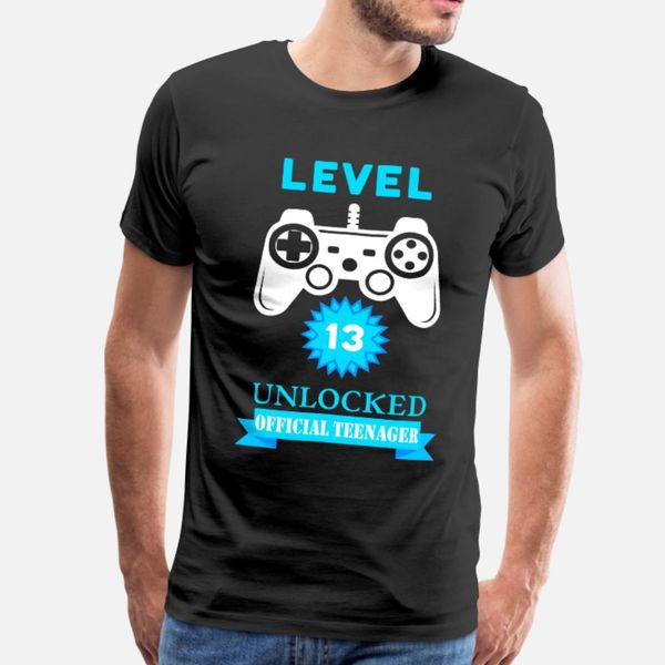 

official teenager level 13 t shirt men loose cotton plus size 3xl loose new fashion spring pattern shirt