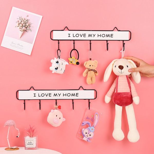 

hanging wood key hanger holder wall organizer key rack hooks coat hooks home decoration tool bathroom hook scarf handbag hanger
