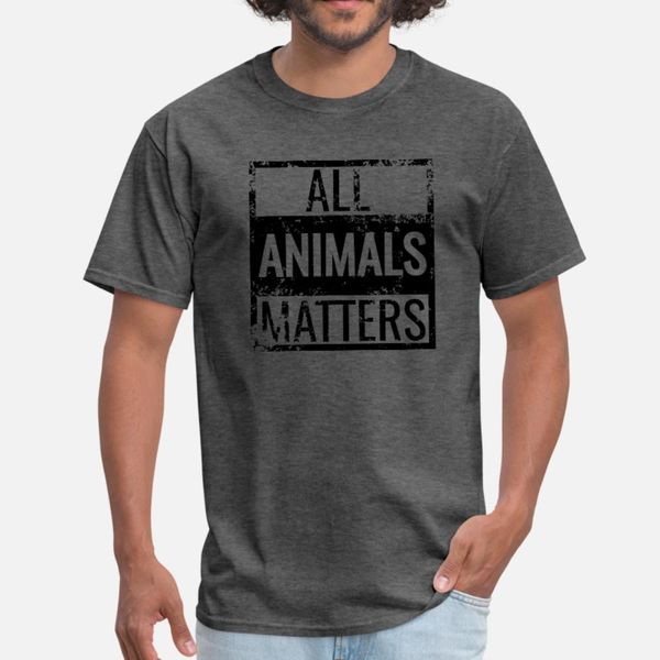 

tierschutz all animals matters tier wichtig schutz t shirt men printed cotton s-xxxl family sunlight casual summer style leisure shirt