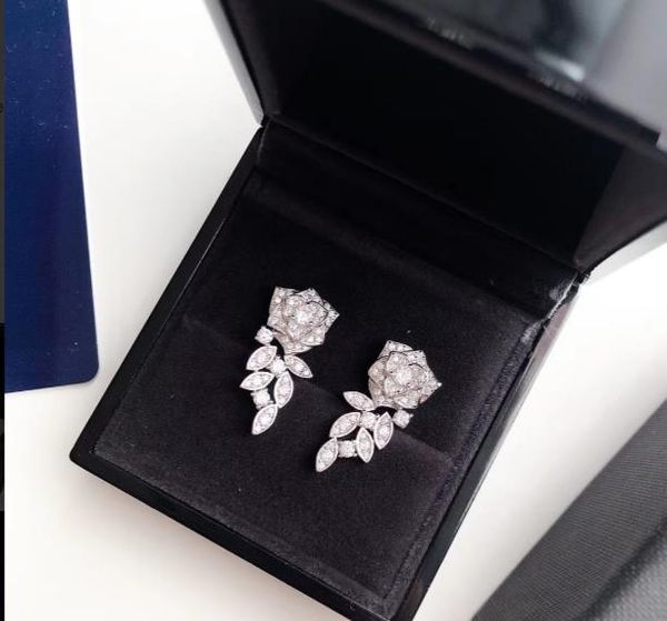 

2021 new letter D earrings pearl earrings for Woman wedding party Jewelry high quality love gift female earrings, Golden;silver