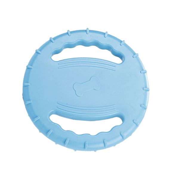 

portable throwing pet supplies round non toxic interactive toy dog flying disc