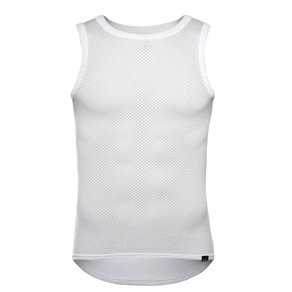 

racing jackets 2021 fashion solid color sleeveless cycling base layer men summer breathing polyester fabric underwear pure white black, Black;red