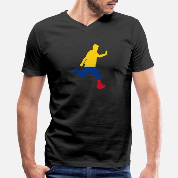 

soccer footballer colombia flag player colombian t shirt men designs tee shirt plus size 3xl cool cute funny casual spring autumn pattern
