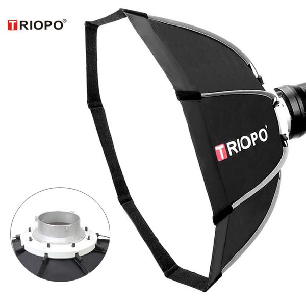 

triopo 90cm p bowens mount portable outdoor octagon umbrella soft box with carrying bag for studio video pgraphy softbox