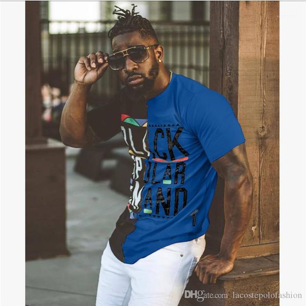 

mans tshirt designer panelled womans fashion breathable couple clothing big black letter print in fount, White;black