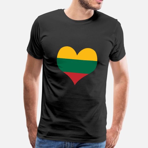 

heart lithuania love country europe gift idea t shirt men print short sleeve s-3xl family fitness authentic spring kawaii shirt