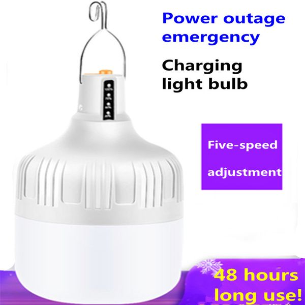 

portable lanterns rechargeable led super bright home mobile wireless lighting emergency power outage bulb outdoor camping light