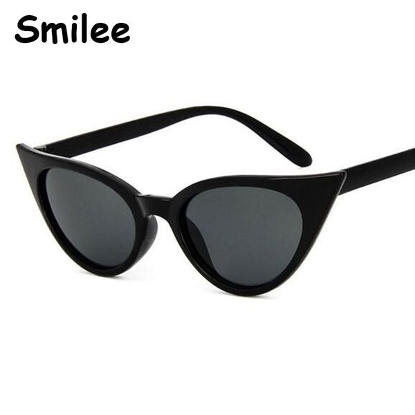 

sunglasses cat eye women drop glasses plastic frame eyewear, White;black