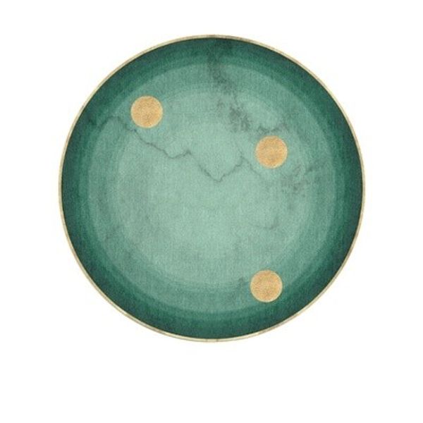 

norse circular geometry carpet modern sitting room bedroom computer chair mat