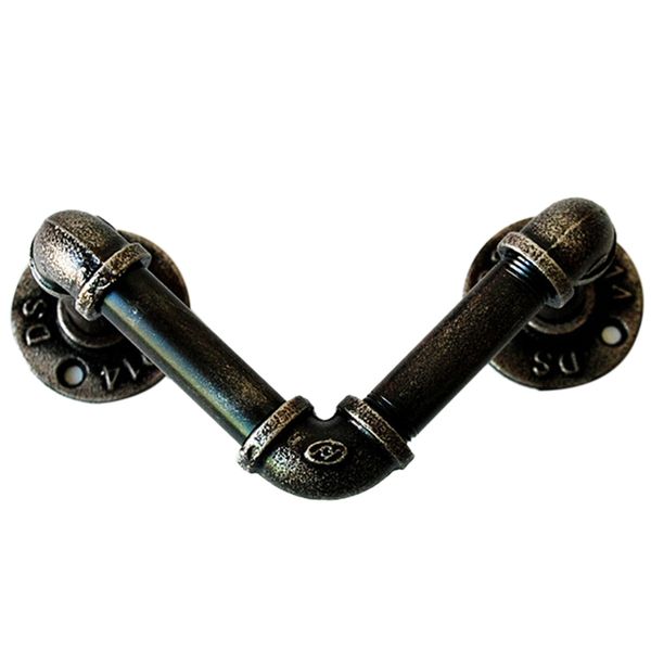 

bedroom iron pipe storage rack vintage durable bar home decoration wall mounted