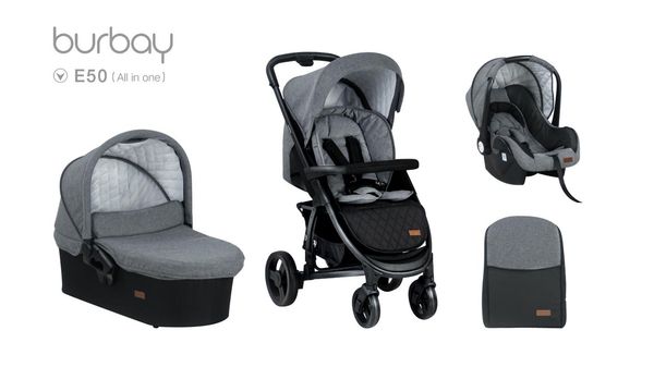 

burbay baby stroller 3 in 1 with carseat