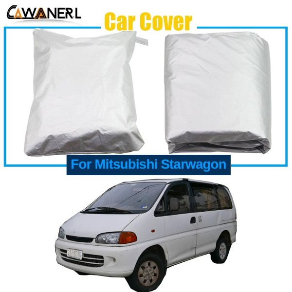 

full car cover mpv outdoor indoor anti-uv sun snow rain dust resistant windproof cover for mitsubishi starwagon 1994-2007