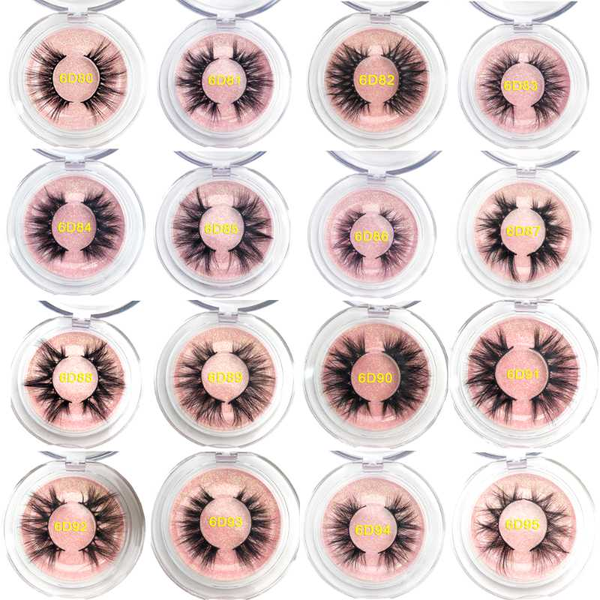 

false eyelashes wholesale 16 pairs 3d mink lashes natural makeup in bulk