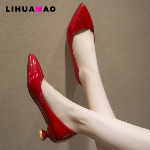 

lihuamao women kitten heels shoes slingbacks pointed toe ladies high heel wedding shoes pumps, Black