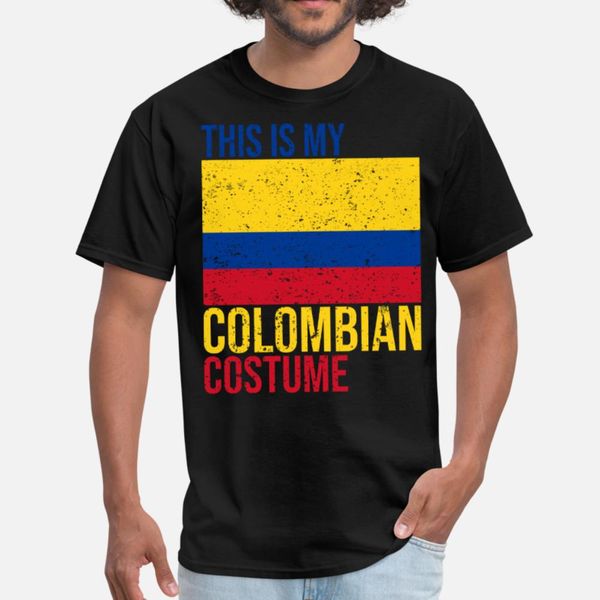 

this is my colombian costume halloween t shirt men custom cotton o neck pictures graphic humor spring trend shirt