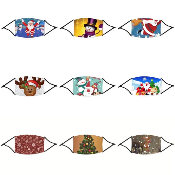 

trump face christmas masks trump american election washable dustproof mouth trump 2020 letter printed facial protective er christmas mask#54, Black