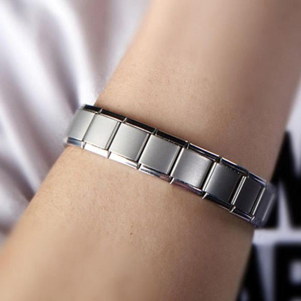 

stainless steel bracelet jewelry simple fashion personality wild square men's titanium steel bracelet domineering jewelry gift, Black