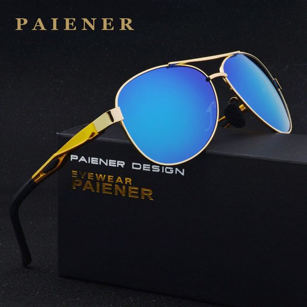 

sunglasses aluminum magnesium fashion polarized lens men / women driving mirror sun glasses points male oculos with accessories, White;black