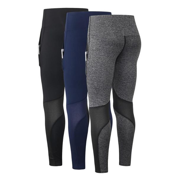 

yoga pants with pockets high waist sporty leggings tights stretch fitness workout running skinny bodycon trousers gym home, White;black