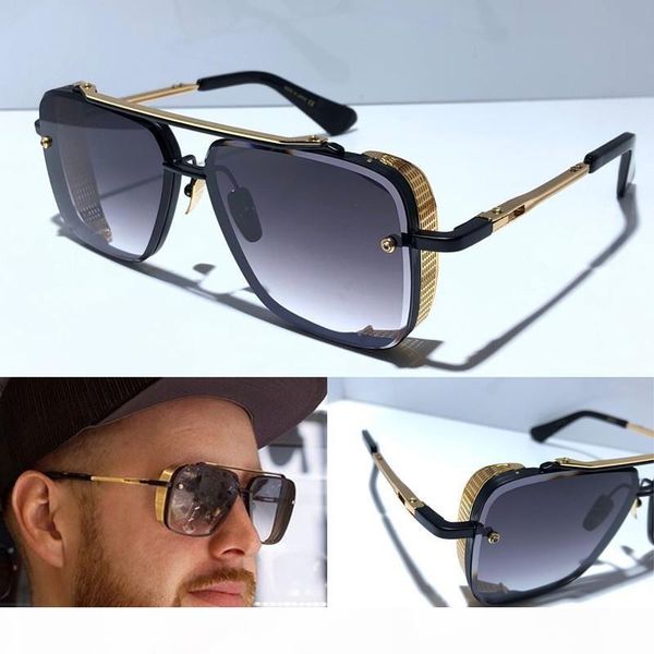 

new limited edition sunglasses men designer metal vintage sunglasses fashion style square frameless uv 400 lens with original case, White;black
