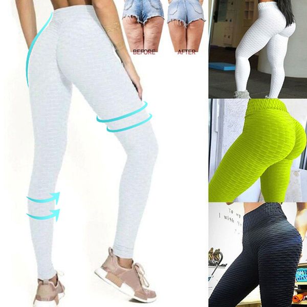 

yoga outfits 10colors women pants white sport leggings push up tights gym exercise high waist fitness running athletic trousers, White;red