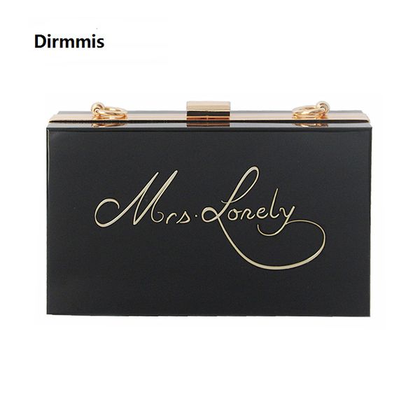 

new fashion accessory women cute bag vintage solid black party frame eveningbag letter handbag woman wedding trendy clutch purse