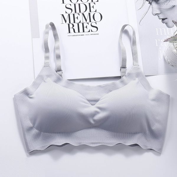 

sports bra no trace no rims strap adjustable breathable yoga sleep sports bram, White;black