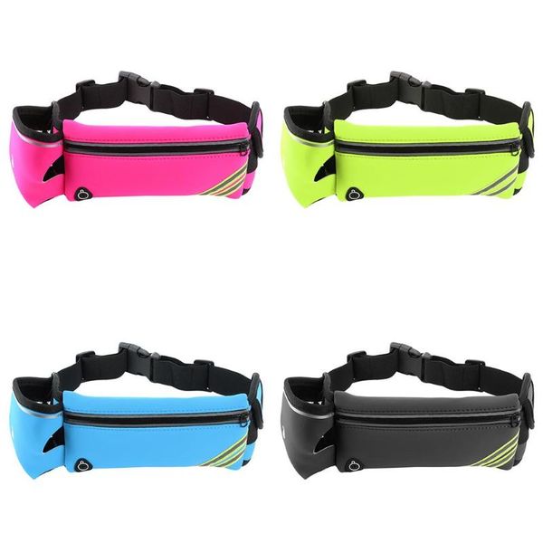 

outdoor running water bottle waist bag mobile phone holder jogging belt