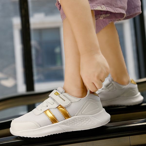 

shen ce 2020 kids running shoes for boys fashion breathable sport sneakers boys school shoes spring big children, Black