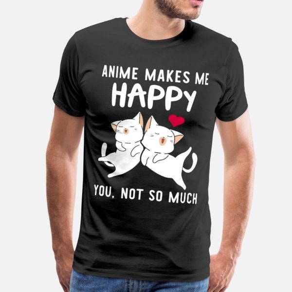 

anime lover cat happy japan feline art heart t shirt men interesting cotton round collar novelty interesting building summer leisure shirt