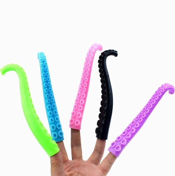 

shipping kids party cover gifts mini performing tentacles home new funny ocs toys finger mixed color mjhome isfta