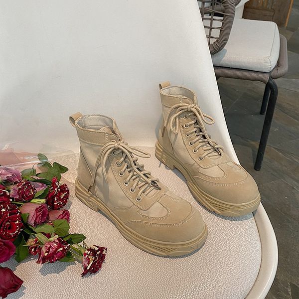 

summer boots women round toe booties woman 2020 low heel women's rubber shoes rain lace up luxury designer flat lolita mid calf, Black