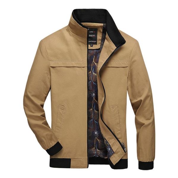 

2020 autumn men's bomber jackets casual male outwear windbreaker stand collar patchwork jacket mens baseball slim coats 4xl, Black;brown