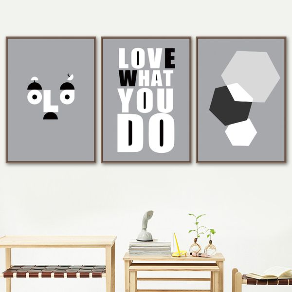 

abstract geometric quotes wall art canvas painting nordic posters and prints wall pictures for living room scandinavian decor