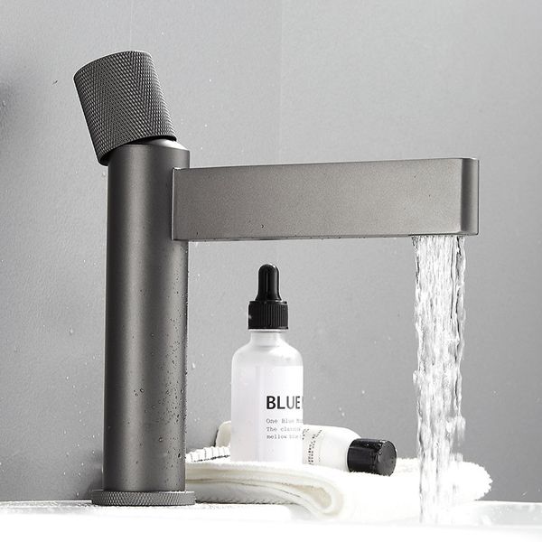 

basin faucets brass faucet and cold bathroom sink faucet nickel/grey color mixer water tap