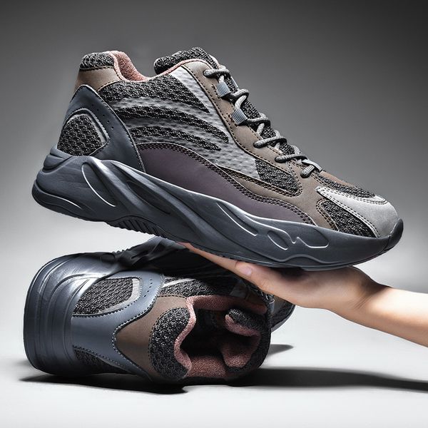 

autumn winter men 3m reflective sneakers outdoor trainers breathable massage chaussure utility black max size eur 47 snow shoes