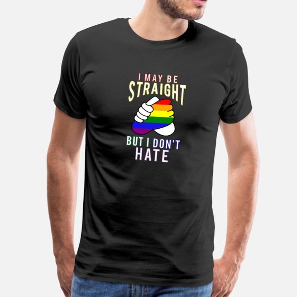 

i may be straight but i don't hate gay friendly t shirt men knitted 100% cotton size s-3xl clothes fitness new style summer style pictu