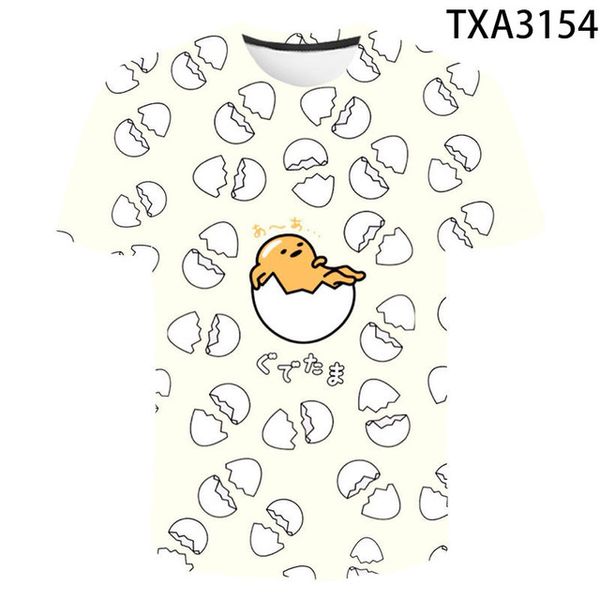 

new gudetama street clothing cute quality breathablet-shirt 3d print shirts humor hippie hentai men clothing