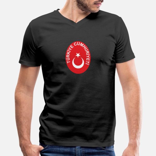 

national emblem of turkey t shirt men create short sleeve plus size 3xl trend anti-wrinkle breathable spring vintage shirt