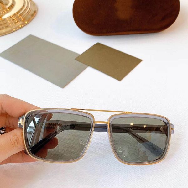 

2020 new fashion brand designer sunglasses men ms. glasses polarized light six kinds of color fashion uv400 glasses frame