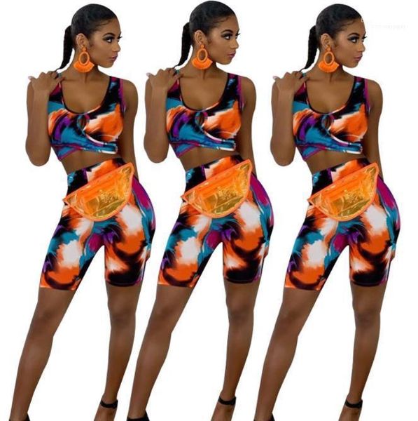 

buttom 2pcs outfits women casual two piece pants sports women casual tracksuits fashion multi color sleeveless belly, White