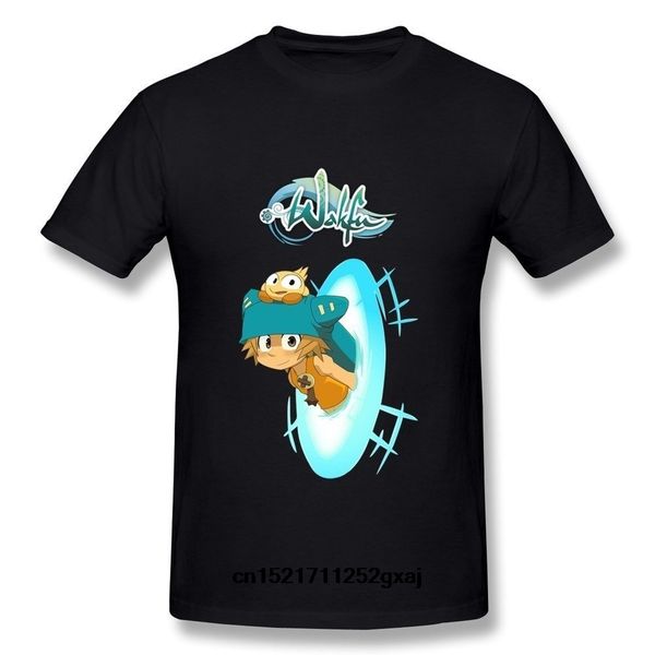 

men t shirt wakfu raider logo crew neck short sleeved cotton funny t-shirt novelty tshirt women